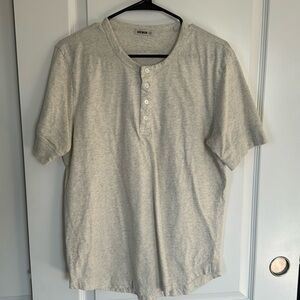 Buck mason men’s medium prima cotton Henley